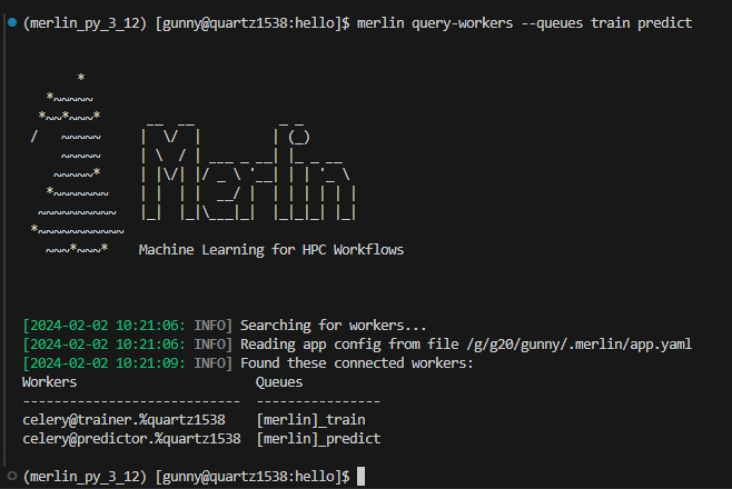 Output of Query-Workers Using the Queues Option